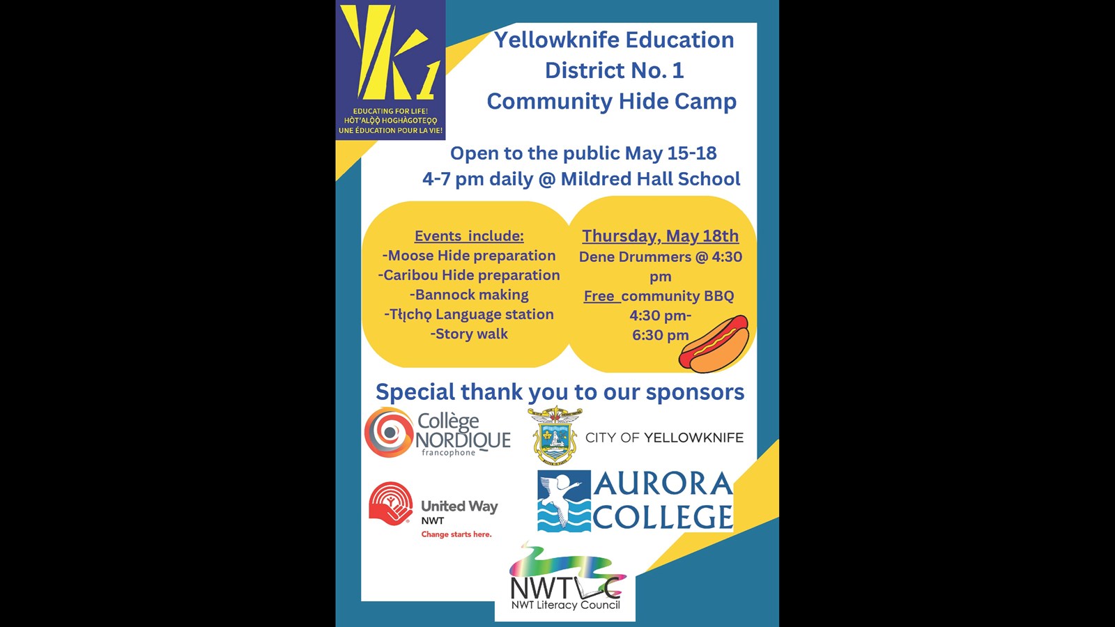 YK1 Community Hide Camp May 15-18